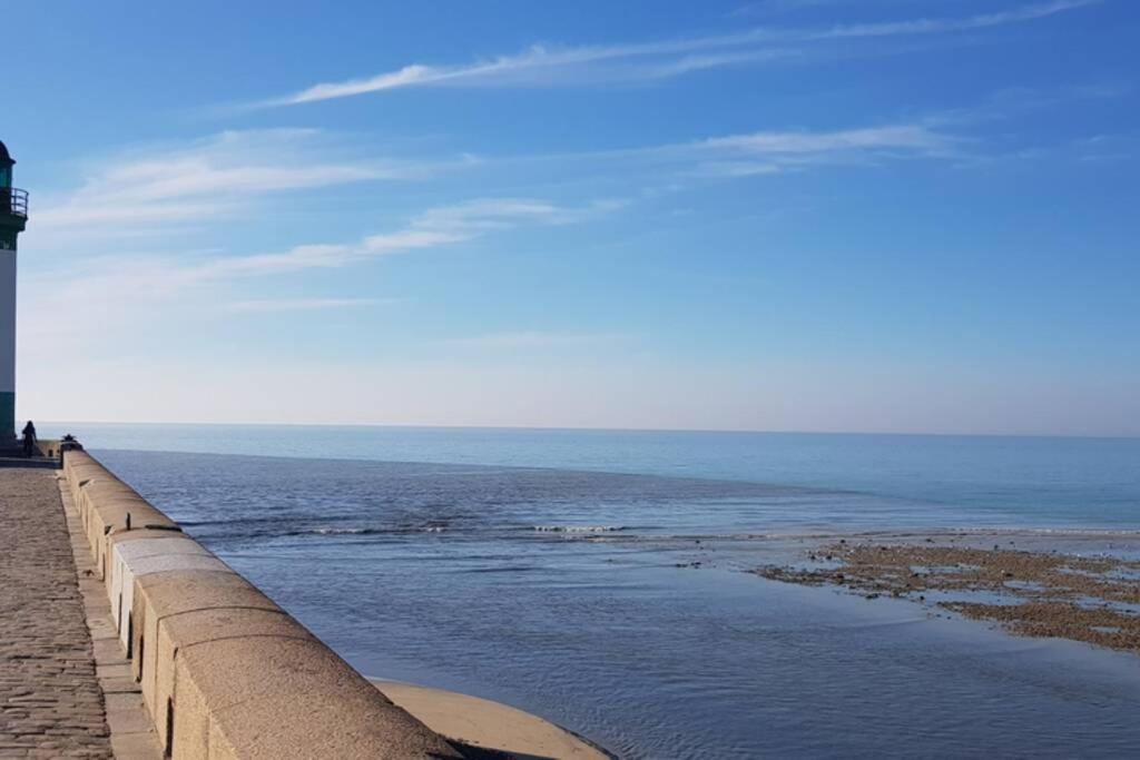 Bel Appartement Pour 2 Personnes Vue Laterale Sur Le Port Le Tréport Buitenkant foto
